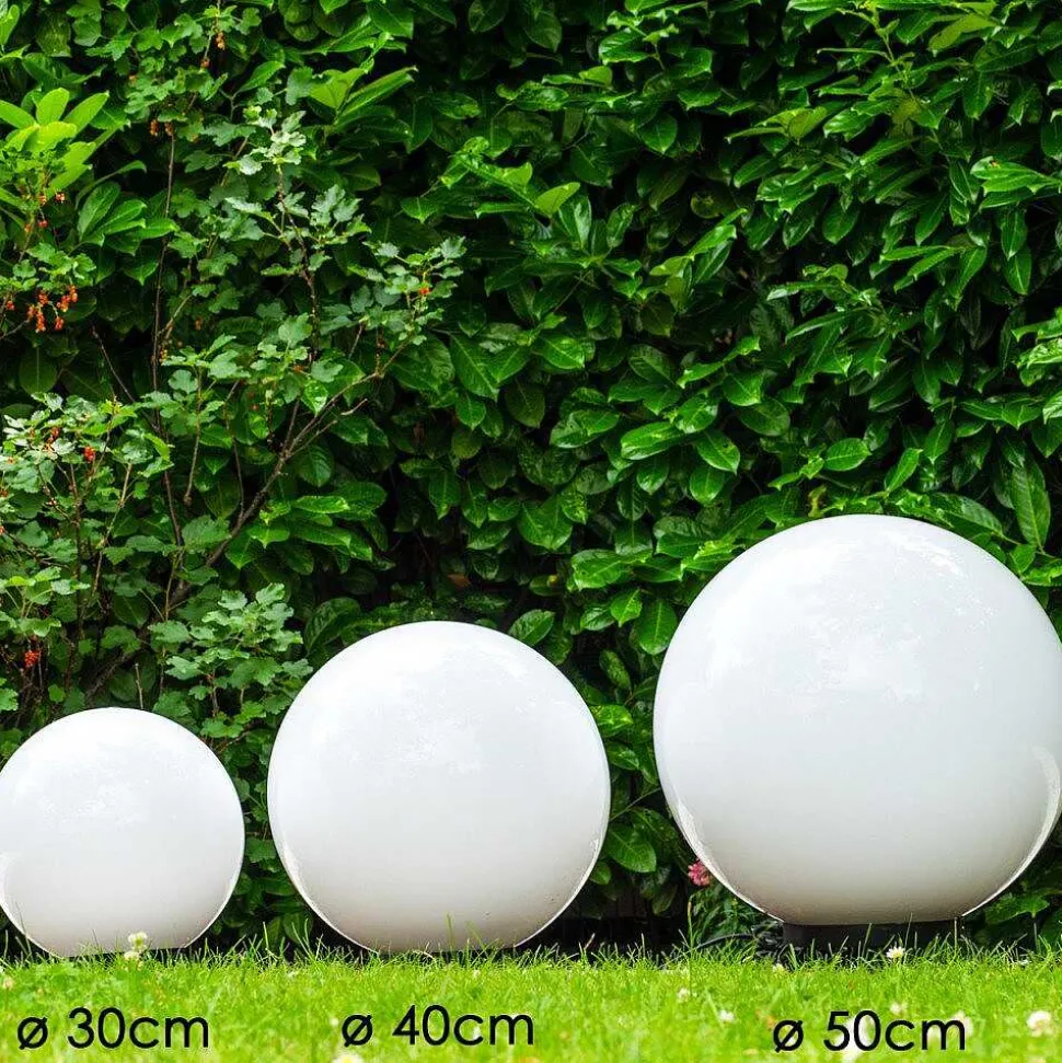 Set De Boules Lumineuses Miau Blanc, 3 Lumieres