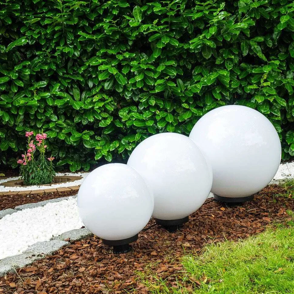 Set De Boules Lumineuses Miau Blanc, 3 Lumieres
