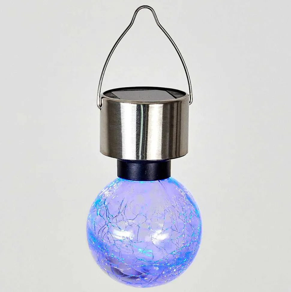 Set De Lampes Solaires Falco Led Argente, 1 Lumiere