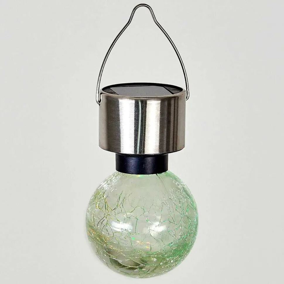 Set De Lampes Solaires Falco Led Argente, 1 Lumiere