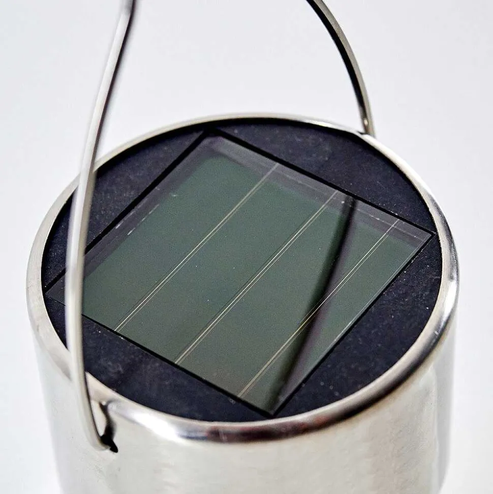 Set De Lampes Solaires Falco Led Argente, 1 Lumiere