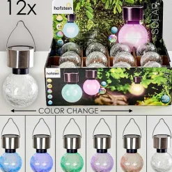 Set De Lampes Solaires Falco Led Argente, 1 Lumiere