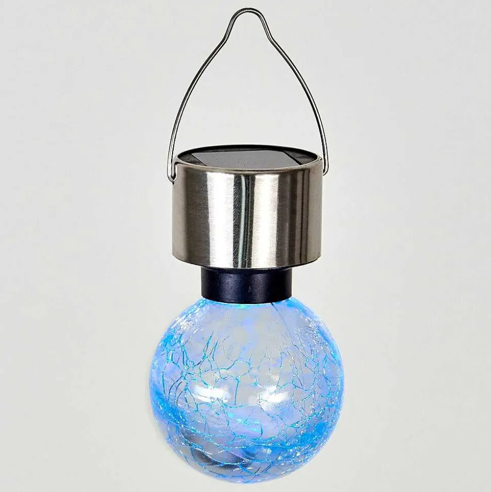 Set De Lampes Solaires Falco Led Argente, 1 Lumiere