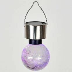 Set De Lampes Solaires Falco Led Argente, 1 Lumiere