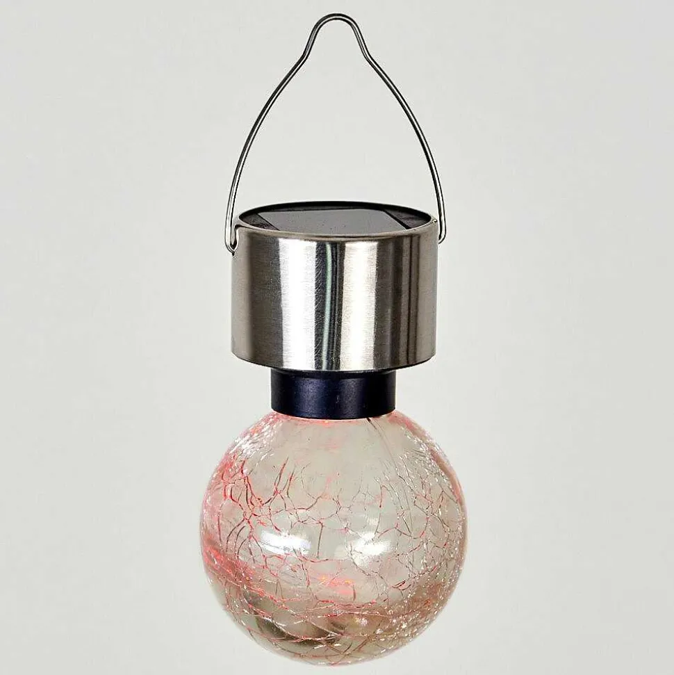 Set De Lampes Solaires Falco Led Argente, 1 Lumiere