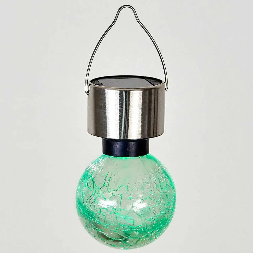 Set De Lampes Solaires Falco Led Argente, 1 Lumiere