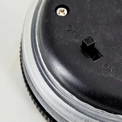 Set De Lampes Solaires Maastricht Led Noir, 1 Lumiere