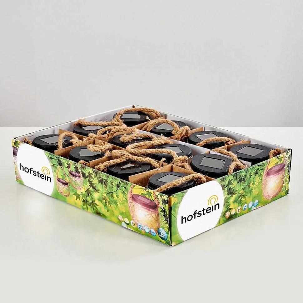 Set De Lampes Solaires Maastricht Led Noir, 1 Lumiere