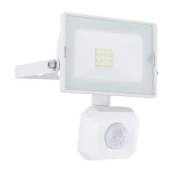 Spot De Jardin Globo Helga Led Blanc, 1 Lumiere, Detecteur De Mouvement