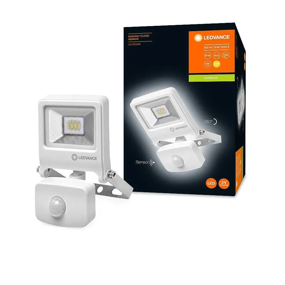 Spot De Jardin Ledvance Endura® Blanc, 1 Lumiere, Detecteur De Mouvement