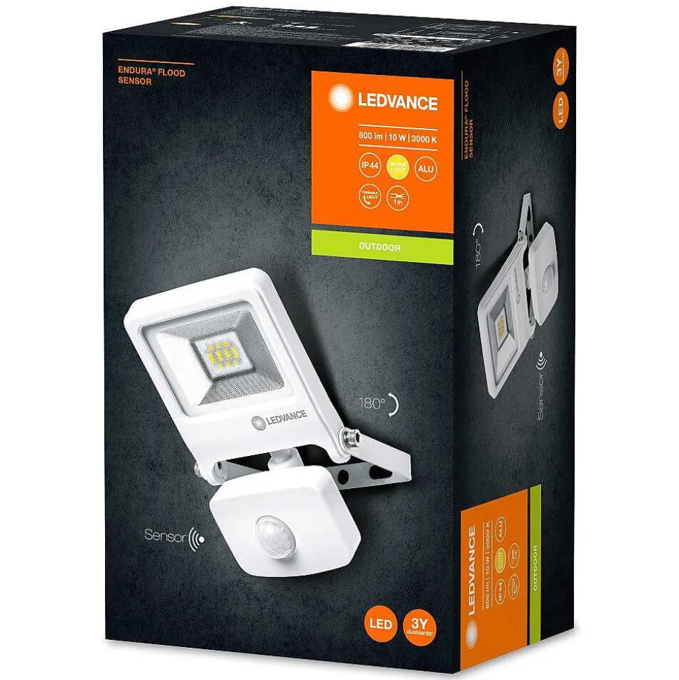 Spot De Jardin Ledvance Endura® Blanc, 1 Lumiere, Detecteur De Mouvement