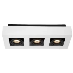 Spot De Plafond Lucide Xirax Led Blanc, 3 Lumieres