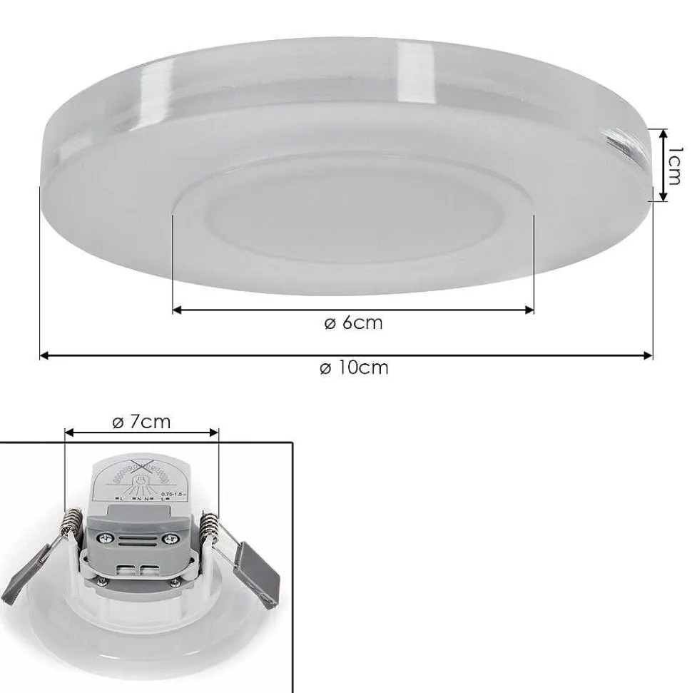 Spot Encastrable Armaes Led Blanc, 1 Lumiere, Changeur De Couleurs