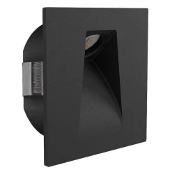Spot Encastrable Eglo Mecinos Led Noir, 1 Lumiere