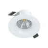 Spot Encastrable Eglo Saliceto Led Blanc, 1 Lumiere