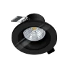Spot Encastrable Eglo Salabate Led Noir, 1 Lumiere