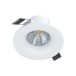 Spot Encastrable Eglo Saliceto Led Blanc, 1 Lumiere