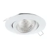 Spot Encastrable Eglo Tedo Led Blanc, 1 Lumiere