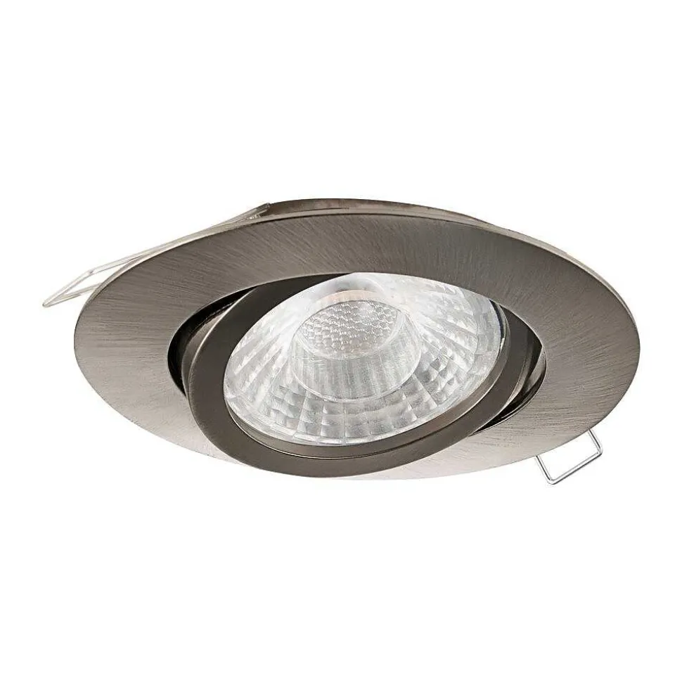 Spot Encastrable Eglo Tedo Led Nickel Mat, 1 Lumiere