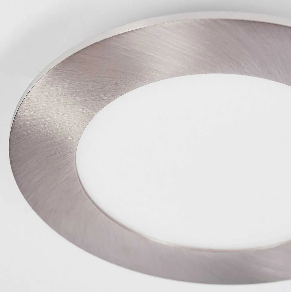 Spot Encastrable Finsrud Led Nickel Mat, 1 Lumiere