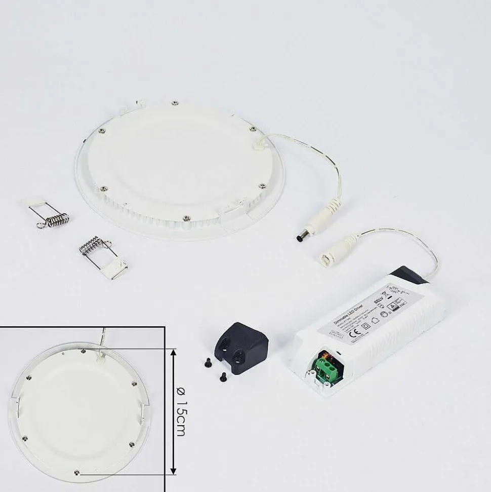 Spot Encastrable Finsrud Led Blanc, 1 Lumiere