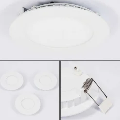 Spot Encastrable Finsrud Led Blanc, 1 Lumiere