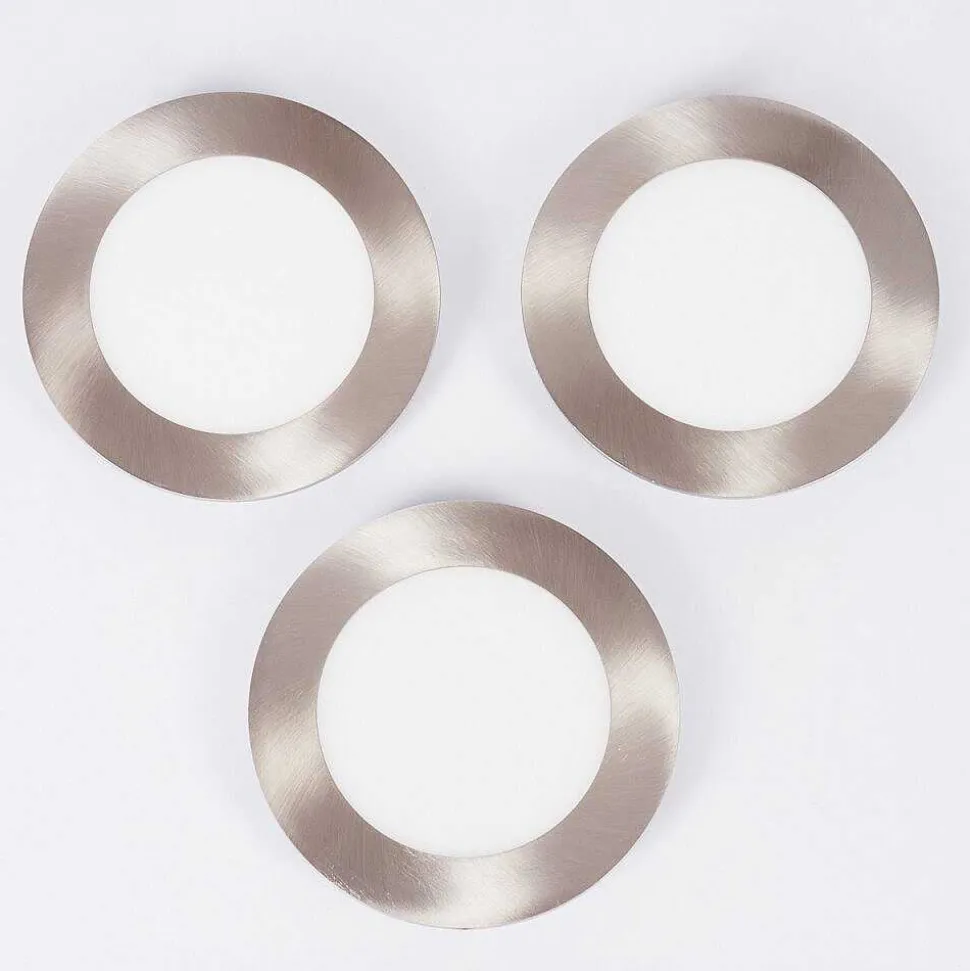 Spot Encastrable Finsrud Led Nickel Mat, 1 Lumiere