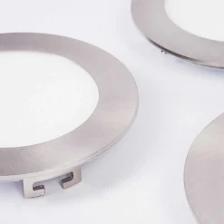 Spot Encastrable Finsrud Led Nickel Mat, 1 Lumiere