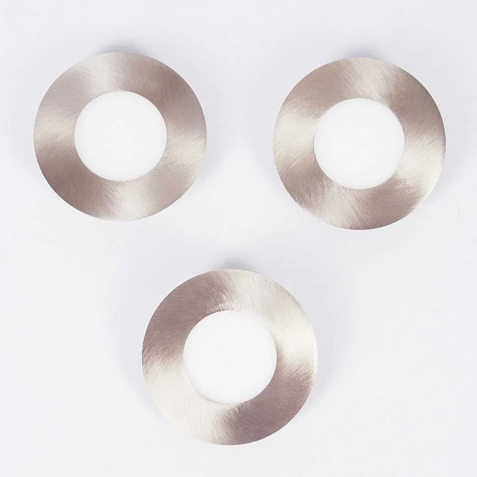 Spot Encastrable Finsrud Led Nickel Mat, 1 Lumiere