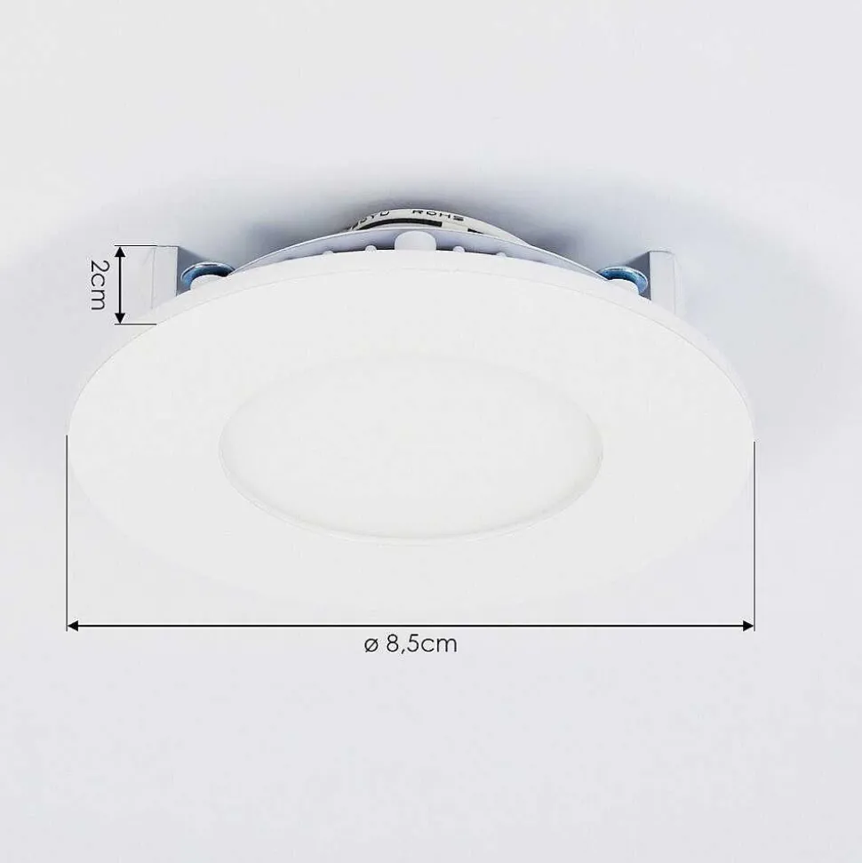 Spot Encastrable Finsrud Led Blanc, 1 Lumiere