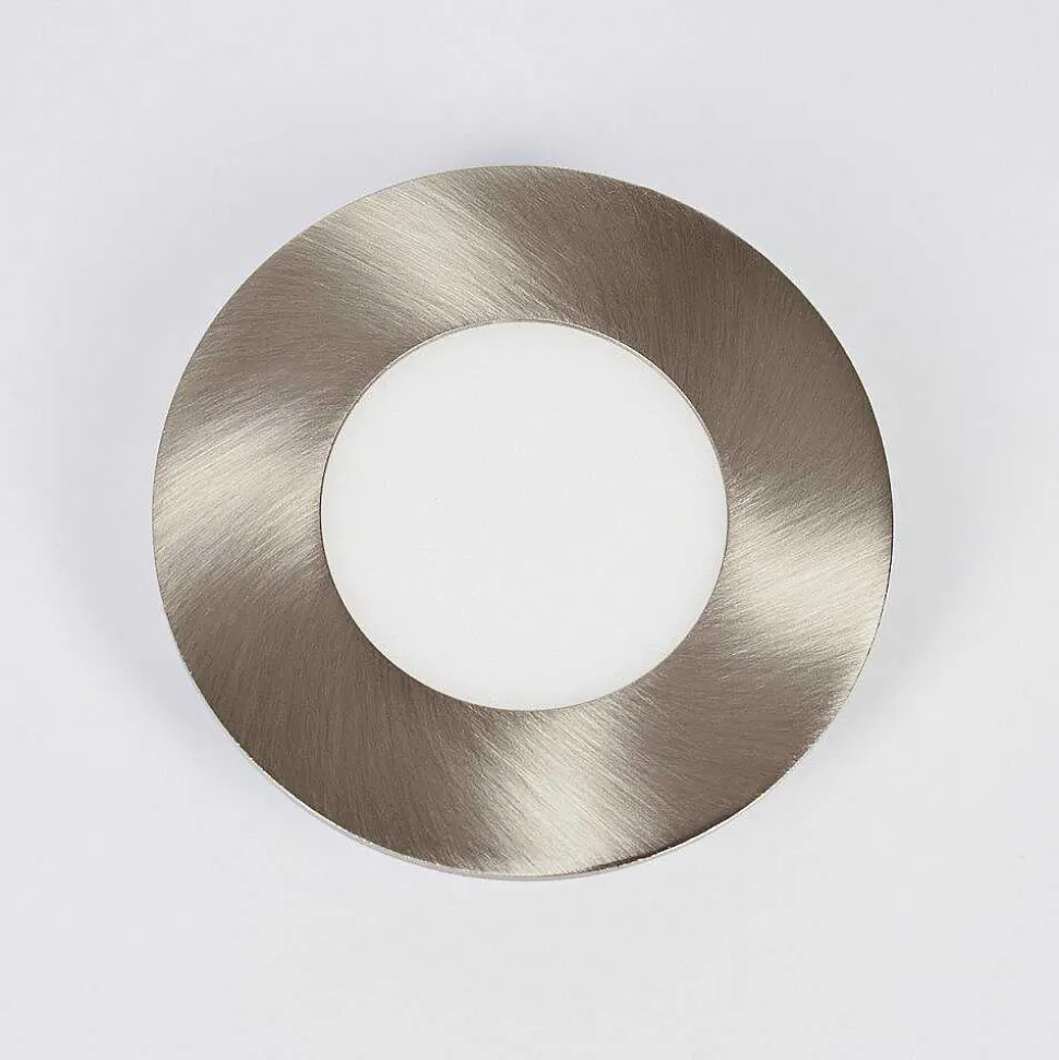 Spot Encastrable Finsrud Led Nickel Mat, 1 Lumiere