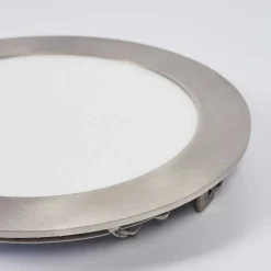 Spot Encastrable Finsrud Led Nickel Mat, 1 Lumiere