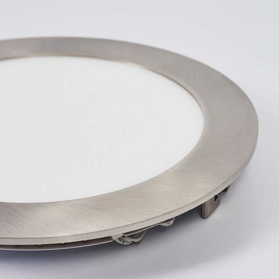 Spot Encastrable Finsrud Led Nickel Mat, 1 Lumiere