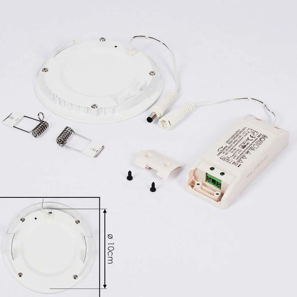 Spot Encastrable Finsrud Led Blanc, 1 Lumiere