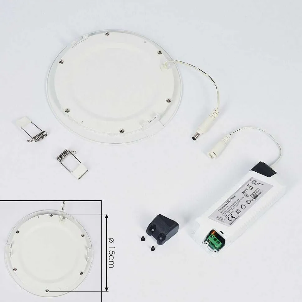 Spot Encastrable Finsrud Led Blanc, 1 Lumiere