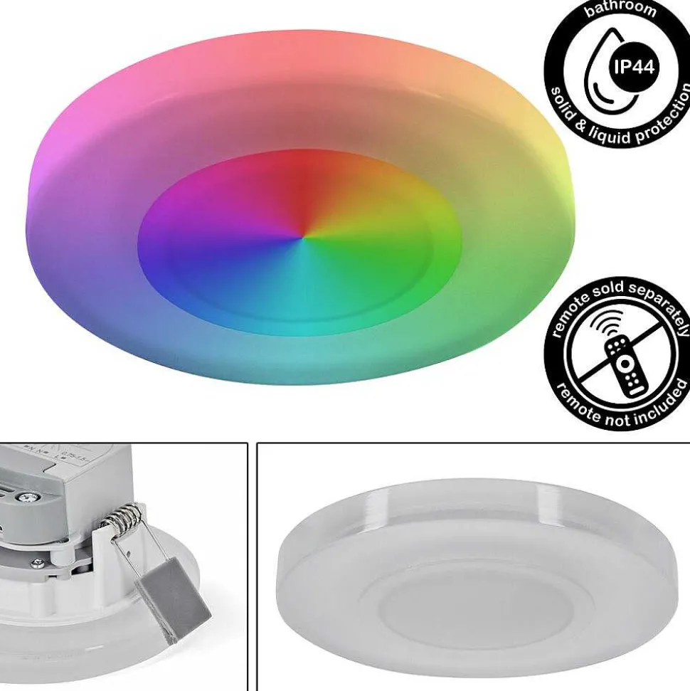 Spot Encastrable Idual Argon Led Blanc, 1 Lumiere, Changeur De Couleurs