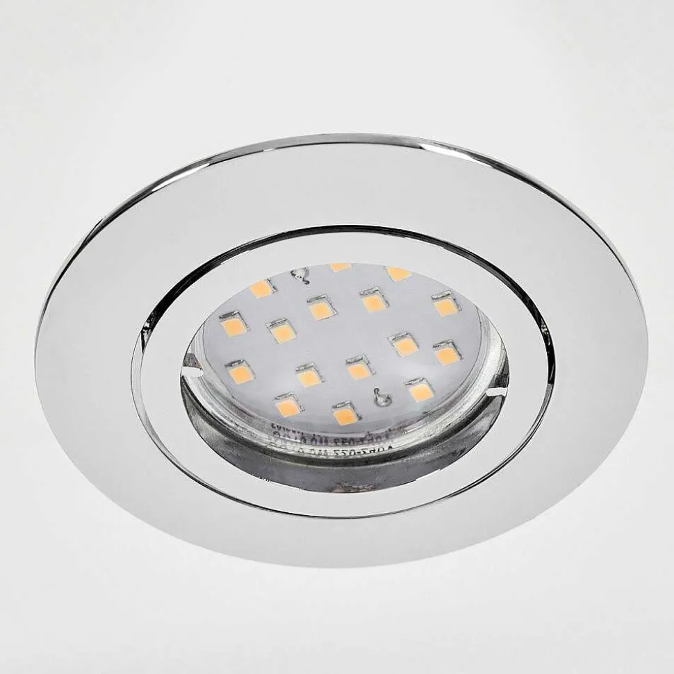 Spot Encastrable Kerrouan Led Chrome, 1 Lumiere