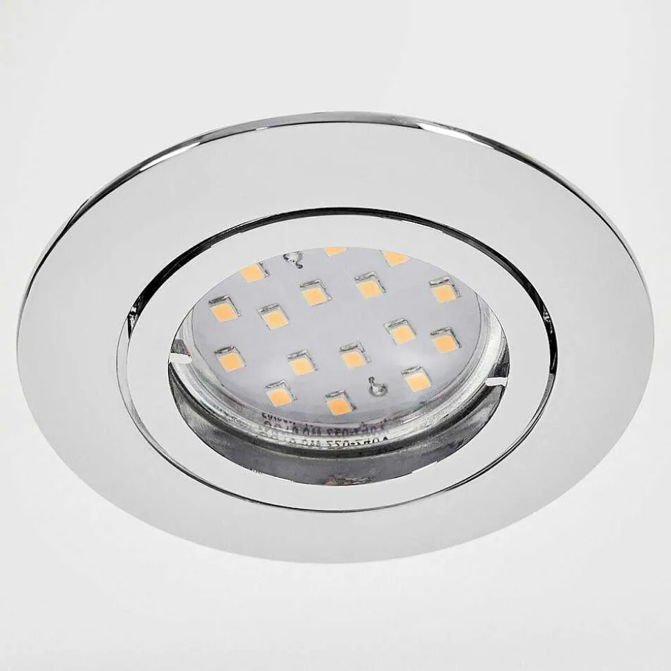 Spot Encastrable Kerrouan Led Chrome, 1 Lumiere