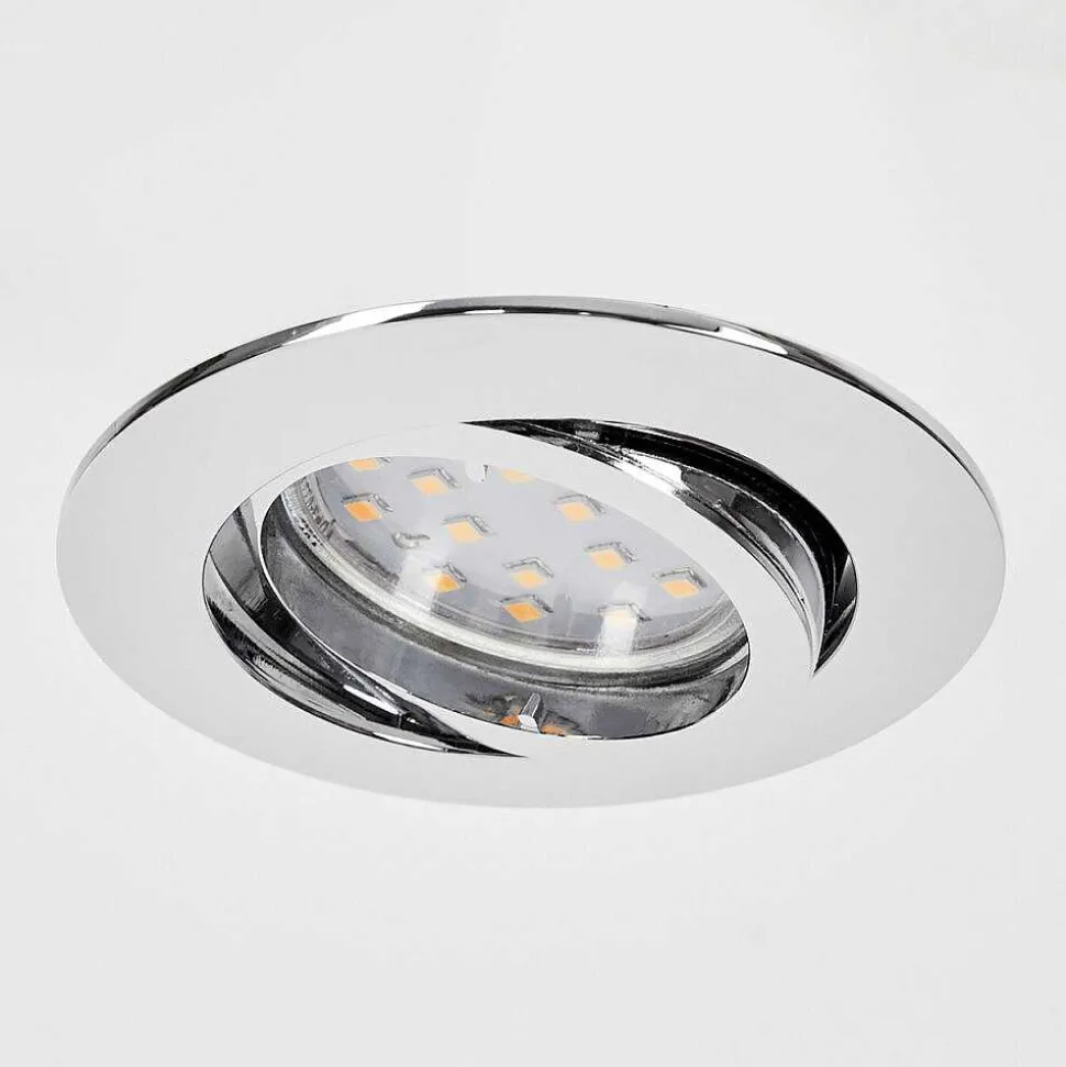 Spot Encastrable Kerrouan Led Chrome, 1 Lumiere