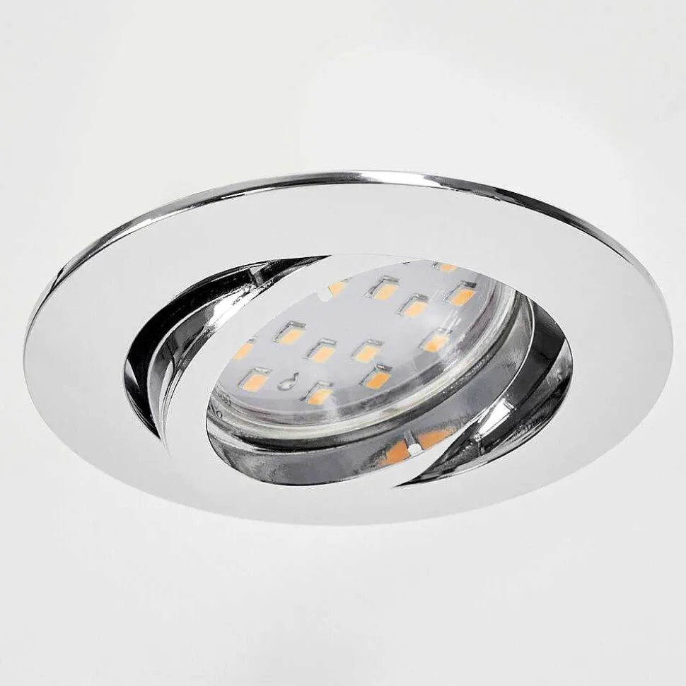 Spot Encastrable Kerrouan Led Chrome, 1 Lumiere