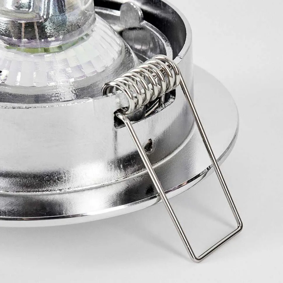 Spot Encastrable Kerrouan Led Chrome, 1 Lumiere