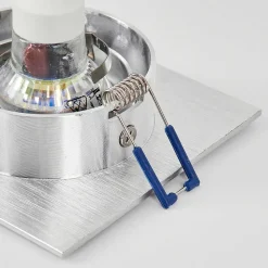 Spot Encastrable Monthois Led Chrome, Nickel Mat, 1 Lumiere