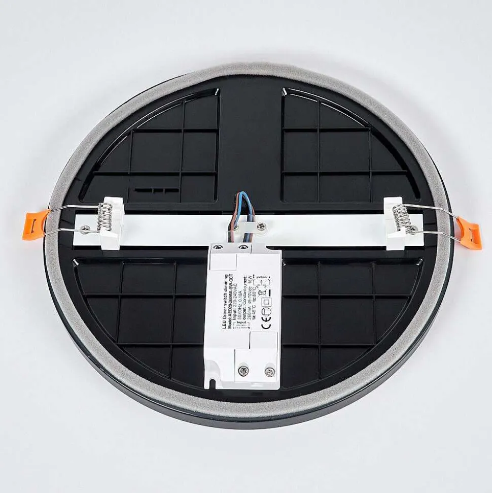 Spot Encastrable Pawcatuck Led Noir, Blanc, 1 Lumiere