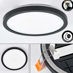 Spot Encastrable Pawcatuck Led Noir, Blanc, 1 Lumiere