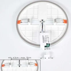 Spot Encastrable Pawcatuck Led Chrome, Blanc, 1 Lumiere