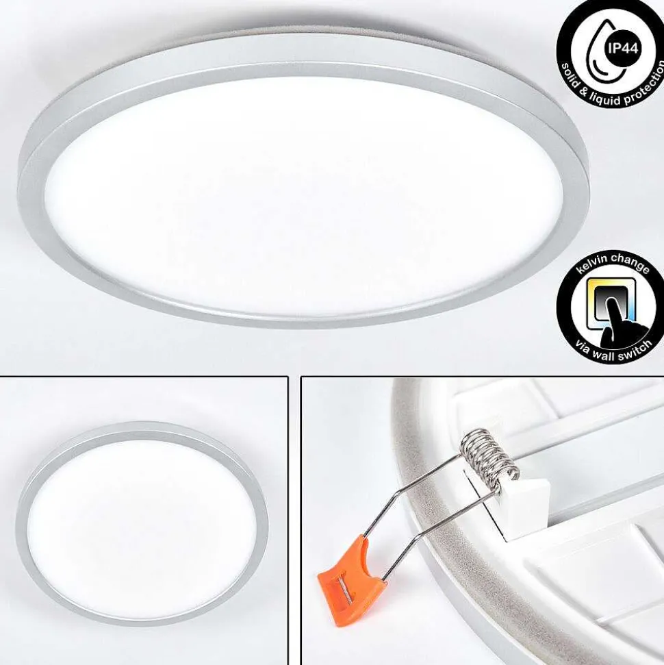 Spot Encastrable Pawcatuck Led Chrome, Blanc, 1 Lumiere