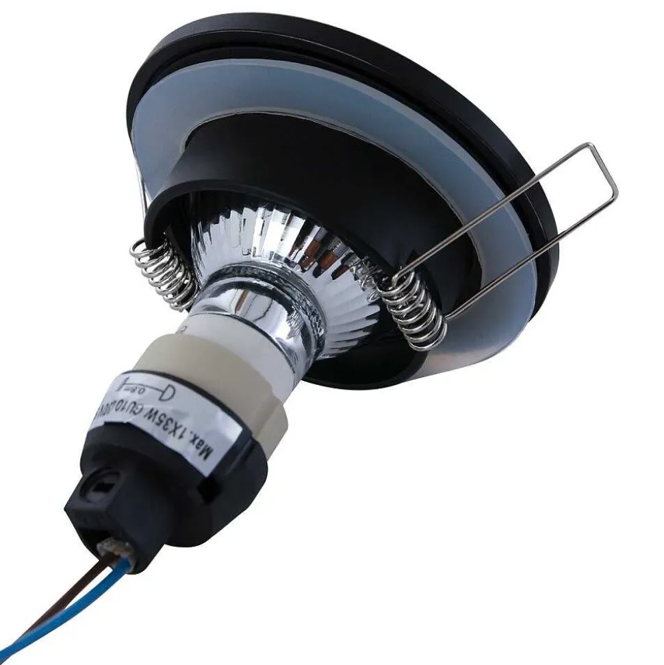 Spot Encastrable Steinhauer Pelite Noir, 1 Lumiere