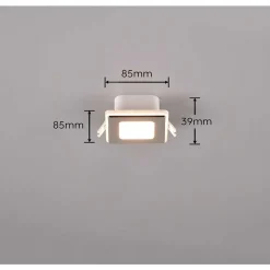 Spot Encastrable Trio Nimbus Led Chrome, 1 Lumiere