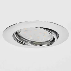 Spot Encastrable Vibersviller Led Chrome, 1 Lumiere