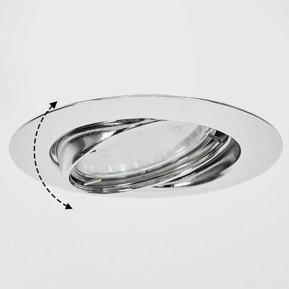 Spot Encastrable Vibersviller Led Chrome, 1 Lumiere